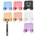 Leranxin razor plane stand 7 pieces of aluminum alloy double hook design razor bracket shower adhesive hook bathroom suitable for razor keys towels