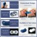 Smart Electric Anti Snoring Stopper | Adjustable Silicone Snore Aid | Blue, 55 x 40mm - Buy Online on GoSupps.com