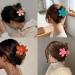 Matte Flower Hair Claw Clips Set - 8PCS | Large Claw Clips for Thick Hair | Women's Hair Accessories | Colorful Gift for Women and Girls - Buy Online on GoSupps.com