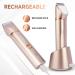 Electric Bikini Trimer Shaver for Women - 2 in 1 IPX7 Waterproof Hair Removal Kit - Rechargeable Facial and Body Hair Remover (Rose Gold) - Buy Online on GoSupps.com