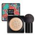 Mushroom Head Air Cushion CC Cream Long Lasting Nude Matte Concealer Foundation Waterproof Makeup Moisturizing BB Cream Pigment High Coverage Liquid For Women Natural 2 Piece Set