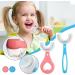 2Pcs Kids U- Shaped Toothbrush Manual Toothbrush Oral Cleaning Tools for Children Training Teeth Cleaning Whole Mouth Toothbrush 360 Oral Teeth Cleaning Design for Toddlers and Children (Pink) - Buy Online on GoSupps.com