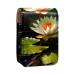 Lipstick Case Leather Lip Gloss Lipstick Organizer with Mirror Mini Lipstick Holder Bag Art Flower Water Lily Pattern F162o5axfr