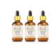 Greenwood essential natural flax seed oil (linum usitatissual) with glass dripper natural pure therapeutic quality cold -pressed (pack of three) 100ml x 3 (10 oz)