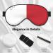 Flag of Malta Soft Eye Mask | Comfortable Light Blocking Sleep Mask for Side Sleepers | Relaxing Pressure-Free Eyewear - Buy Online on GoSupps.com