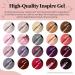 Modelones 24 Pcs Gel Nail Polish Set 20 Colors Nude Gray Pink Glitters Gel Nail Polish Set with Bond Primer Glossy & Matte Top Base Coat Nail Art Manicure DIY Salon at Home Brown Gray Pink Purple Red - Buy Online on GoSupps.com