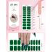 EBANKU 20PCS Semi Cured Gel Nail Strips with Nail File - Full Wraps Adhesive Gel Nail Stickers | UV/LED Lamp Required - Buy Online on GoSupps.com