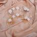 BERYUAN Women White Flowers Gold Leaf Pearls Rhinestone Wedding Headband Leaf Flower Wedding Hair Vine Pearls Crystal Rhinestone Gold Bride Headband for Brides Bridesmaid (gold) - Buy Online on GoSupps.com