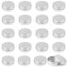 20 PCS Round Aluminum Tins 30ML Aluminum Tin Jars with Screw Cap Small Lip Balm Tins for Lip Balm Cosmetic Candles DIY Crafts (Silver)