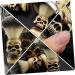 Minkissy Skull Beard Brush Wooden Shaving Brush for Men & Women | Halloween Travel Tool | 10.5x4cm - Buy Online on GoSupps.com
