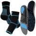 Plantar Fasciitis Relief Kit-All-Round Compression Foot Sleeves & Arch Support Orthotic Insoles for Men & Women-Fast Pain Relief & All-Day Comfort from Heel Spur Flat Feet High Arch 1 PAIR SOCKS&INSOLES(BLUE) XL (Women 11-12 Men 11.5-12.5)