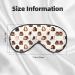Guinea Pigs Eye Mask | Soft Adjustable Sleep Mask for Men & Women | Comfortable Black Night Mask - Shop Internationally - Buy Online on GoSupps.com