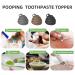 Funny Toothpaste Caps | Reusable Silicone Toothpaste Squeezers | Safe & Easy to Use Toothpaste Donors - International Shipping Available - Buy Online on GoSupps.com