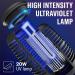 2-in-1 Bug Zapper + Attractant - 4800V Mosquito Killer - Electric Insect Fly Trap - Waterproof Indoor & Outdoor - Bright Light Bulb Lamp for Backyard, Patio, Home - Plug-in - Buy Online on GoSupps.com