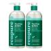 Renpure Tea Tree & Mint Body Wash - Cleanses Invigorates & Refreshes Skin Without Over-Drying - For All Skin Types - Tea Tree Leaf Oil Spearmint Leaf Oil - 24 Fl Oz each 2 Pack Tea Tree & Mint 48 Ounce (Pack of 1) Green