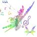 Light Up Fairy Wings | Adjustable Butterfly Colorful Wings with Music | Theme Eye-Catching Dressing for Parade Theatrical Performance Dress Up Masquerade English Color Box Rechargeable Version