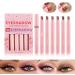 Eye Shadow Crayon - Double Colors Eyeshadow Stick Makeup | Long Lasting Sweatproof Cream Eyeshadow Set Eye Makeup for Women Family Girls - Buy Online on GoSupps.com