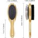 Melliex Cat & Dog Brush - Dual-Sided Brush with Wild Boar Bristles & Needle Brush for Short & Long Hair Pets - Perfect for Grooming Cats & Dogs Internationally - Buy Online on GoSupps.com