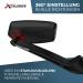 Xcel Rim Bicycle Mirror - Extra Large Impact-Resistant Glass for Handlebar | Perfect for E-Bikes | Foldable Left Return Mirror - Buy Online on GoSupps.com