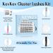 KevKev Eyelash Extension Kit - 84 Pcs Cluster Lashes with Lash Bond, Seal, Glue Remover, and Applicator - DIY Cloudy Kit - Buy Online on GoSupps.com