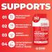 Magnesium Glycinate Max Absorb | Supports Sleep Relaxation Energy Metabolism Muscle & Tissue Function | Pure Magnesium Glycinate Not a Blend! | Stomach Friendly | Canadian Made Quality Assured - Buy Online on GoSupps.com