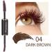 Mascara Multicolor Waterproof Mascara Long Lasting Sweatproof Volume Mascara Eye Makeup (Brown) - Buy Online on GoSupps.com