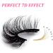 7D21 Russian Strip Lashes - 10 Pairs Reusable Natural Look Faux Mink Volume Wispy Fake Eyelashes - Buy Online on GoSupps.com