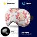 Soft Blackout Eye Mask for Sleeping - Adjustable Cartoon Axolotl Pink Sleep Mask for Women | Travel-Friendly No Pressure Design - Buy Online on GoSupps.com