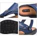 CLSQLXYJZC Blue Leather Toe Separate Flip Flops for Bunion Pain Relief - 25cm Foot Length - Buy Online on GoSupps.com