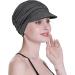 FocusCare Soft Chemo Scarves for Women | Bamboo Fabric Baseball Cap Turban for Hair Loss | Dark Health Gray - Buy Online on GoSupps.com