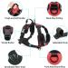 Joytale Large Dog Harness - Reflective Soft Padded & Adjustable Breast Harness with Control Handle for Safety | Red - Ideal for Big Dogs - Buy Online on GoSupps.com