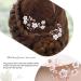 IYOU Bridal Hairpins - Rose Gold Sparkling Crystal Pearl Hair Accessories for Women & Girls (2 Pieces) - Buy Online on GoSupps.com