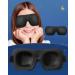 3D Sleeping Eye Mask for Kids Super Soft Foams and Cute Sleeping Eye Cover for Teens Boys Girls Lightweight Block Out Eye Mask for Travel Adjustable Elastic Band Blindfolds