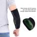 KIMISS Black Unisex Sports Elbow Support Brace Guard - Elastic Arm Sleeve for Gym Volleyball & Basketball Training - International Shipping Available - Buy Online on GoSupps.com