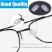 Soft Silicone Nasal Pads for Glasses - Rectangular | Transparent Nose Pads for Comfort | 10 Pairs Size S - Perfect for Glasses & Sunglasses - Buy Online on GoSupps.com