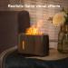 Shiawase Aroma Diffuser with Flame Effect | 240ml Essential Oil Humidifier with Remote Control | Long-Lasting Waterless Automatic Shut-Off - Buy Online on GoSupps.com