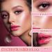 4Pcs Lip Tint Stain Set - Long Lasting Waterproof Lipstick and Liquid Blush for Women - Buy Online on GoSupps.com