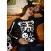 G and PL Halloween Women's Long Sleeve Maternity Funny Costume Top - Skeleton Baby Design - Sizes S-XXL - Buy Online on GoSupps.com
