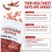 Cayenne Pepper Softgels with Beetroot Extract Turmeric Curcumin & Hawthorn Enhanced with Vitamins D3 K2 & E Supports Heart Health Circulation & Leg Vein Wellness 240 Easy-to-Take Capsules (1) - Buy Online on GoSupps.com
