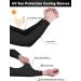 Bememo Unisex UV Protection Cooling Arm Sleeves - Black, 12 Pairs - Buy Online on GoSupps.com