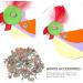 Amosfun 100pcs Mini Brads Paper Fasteners for DIY Crafts - 9mm Metal Scrapbooking Brads - Buy Online on GoSupps.com