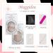 French White Tip Almond False Nails - 24pcs Elegant Press On Nails with Glue for Women and Girls - Buy Online on GoSupps.com