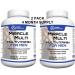 MiracleMulti Best Multivitamin for Men Vitamin and Mineral Supplement with Probiotics Superfood Enzyme Blend: Support for Heart Prostate Stamina Energy: Non-GMO (2-Pack 120 Tablets)