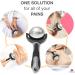 Black Ice Roller Ball with Handle | Cold Massage Roller for Muscle Pain Relief - Buy Online on GoSupps.com