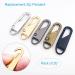 20-Piece Zipper Replacement Set | Metal Zipper Handles & Puller Tabs for Easy Repair | International Shipping Available - Buy Online on GoSupps.com