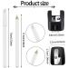 White Nail Pencil & Sharpener Set | 2-in-1 Nail Whitening Pencils with Cuticle Pusher | Manicure Supplies with Handheld Sharpener - Buy Online on GoSupps.com
