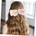 FRCOLOR Ribbon spring clip bow hair slides hair bows barrettes bow french barrette hair bow clip ponytail holder clip girls hair barrette ribbon hair clip bow tie fabric France Fabric - Buy Online on GoSupps.com