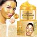 24K Gold Peel Off Mask | Anti-Aging Firming Face Mask with Hyaluronic Acid & Collagen | Deep Cleansing Moisturizing Removes Blackheads | 120g - Buy Online on GoSupps.com