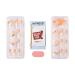 KISS imPRESS Press-On Pedicure Fake Toenails Kit - Square Bejeweled Pink & White Nails with Prep Pad, File, Stick - 24 Nails - Buy Online on GoSupps.com