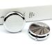 Train Track Print Round Pill Box | 3 Compartment Metal Pill Organizer | Portable Decorative Pocket Pill Case - Style 11 - Buy Online on GoSupps.com